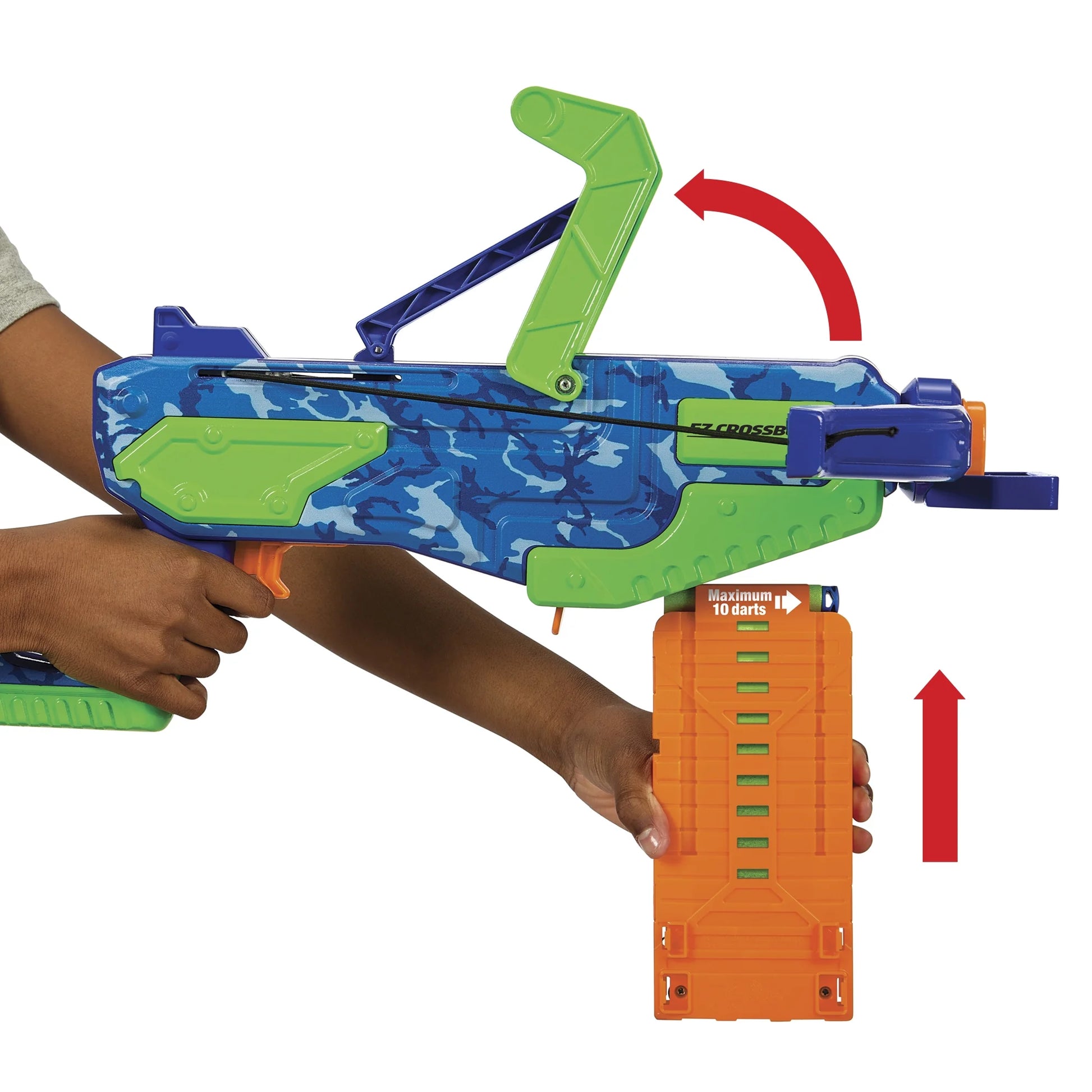 EZ Crossbow Blaster, Ages 8 Years and Up, Fun for Indoors and Outdoors!