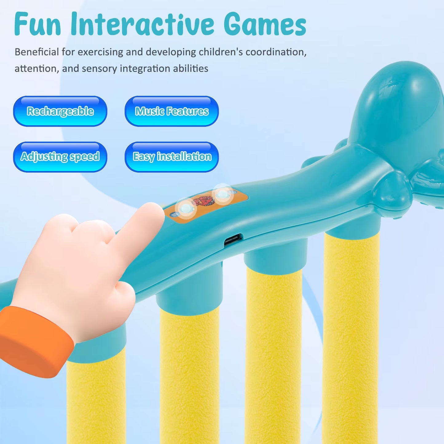 Falling Sticks Reaction Training Game for Kids - Interactive Parent-Child Educational Toy